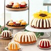 JDICTION Mini Fluted Tube Cake Pan, 3-Pack 6-Cavity Silicone Mold for Bundt Cakes, Chocoflan, Individual Desserts, Baking Supplies - 2 of 4