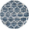Unique Loom    Hygge Shag Trellis Area Rug - 2 of 4