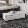Modern Contemporary Fabric Storage Ottoman for living room bedroom-Christopher Knight Home - 4 of 4