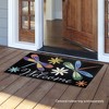 Colorful Dragonflies Spring Natural Fiber Coir Doormat 30" x 18" Briarwood Lane - 2 of 3