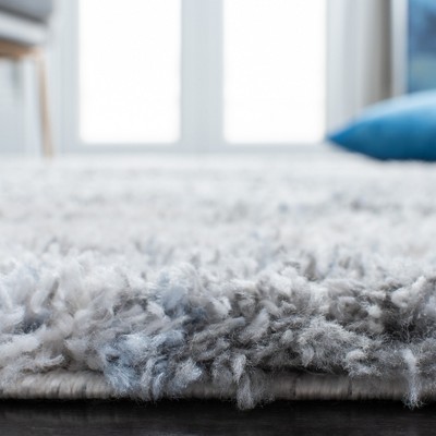Ivory Elegance Hand-Knotted Shag Runner Rug 2'x10'