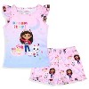 Gabby's Dollhouse Toddler Girls' Dream It Up Sleep Pajama Sleep Set Shorts Pink - 2 of 4