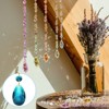 Unique Bargains Crystal Pendants Teardrop Beads for DIY Lamp Arts Crafts Decoration 10 Pcs - 4 of 4