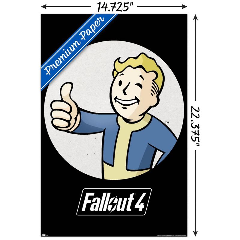 Trends International Fallout - Vault Boy - Thumbs Up Unframed Wall Poster Prints, 3 of 7