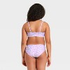 Girls' Spring Ditsy Floral Bikini Set - Cat & Jack™ Lavendar - 2 of 3