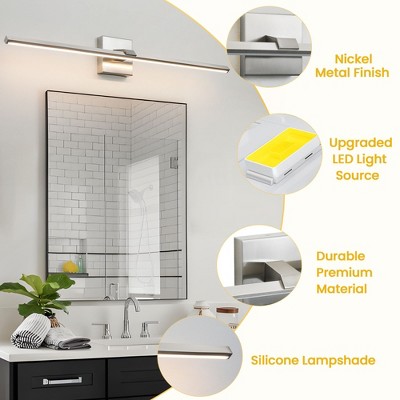 KAISITE 24 Inch Dimmable Modern Wall Sconce LED Bathroom Vanity Light