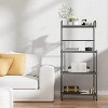 LunaLulinlk 4-Tier Kitchen Microwave Storage Rack with Metal Shelves - 3 of 4