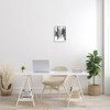 Stupell Industries Vertical Black Ink Strokes Abstract Watercolor Over White Framed Giclee Art - 2 of 4