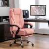 QingMoon Massage Office Chair, Adjustable Swivel Desk Chairs, Velvet Computer Chair with 6 Vibration Point and Heat for Home Office - 2 of 4