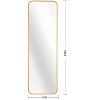 MAYEERTY Metal Framed Rectangular Bathroom Mirror for Wall - 4 of 4
