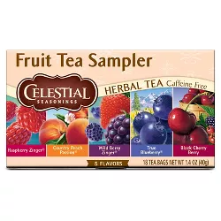 Celestial Seasonings Fruit Tea Sampler Herbal Tea - 18ct