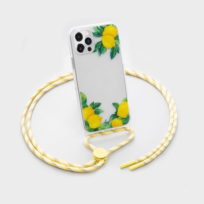 LAUT Apple iPhone 12/12 Pro Crystal Pop Necklace Phone Case - Citron