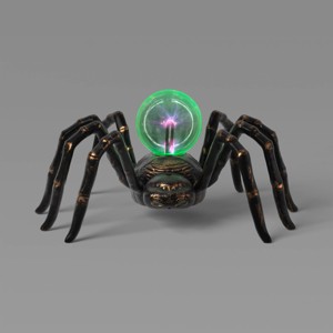 7" Plasma Spider Halloween Decorative Prop Black - Hyde and EEK! Boutique™ - 1 of 4