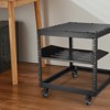 VEVOR 2U Server Rack Shelf, 16"/406mm Depth,50lbs Max Load Capacity Vented Cantilever or Wall Mount Rack Mount Shelf with Tray, Good Air Circulation - 2 of 4