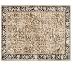 Lahome Grasso Vintage Machine Washable Area Rug-Soft Carpet for Living Room, Bedroom, or Office - 1 of 4