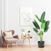 ODK Artificial Bird of Paradise Tree, Realistic Trunks, Low Maintenance Indoor and Outdoor Faux Plants, Perfect Fake Tree for Living Room Decor - 2 of 4