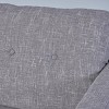 10pc Delilah Mid Century Modern U-Shaped Sectional Sofa Set Gray - Christopher Knight Home: Modular, Living Room Furniture - 3 of 4