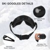 Unique Bargains Windproof Mountaineering Sky Diving Skiing Dirt Bike Motorcycle Goggle - 3 of 4