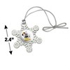 Diary of a Wimpy Kid Party Animal Metal Snowflake Christmas Tree Holiday Ornament - 3 of 3