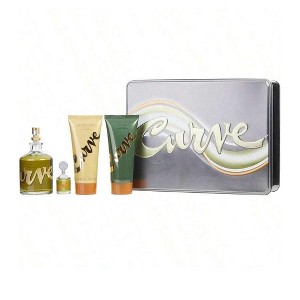 Curve by Liz Claiborne for Men - 4 Pc Gift Set 4.2oz Cologne Spray, 0.25oz Cologne Splash, 3.4oz After Shave Balm, 2.5oz Shower Gel - 1 of 1
