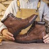 Santimon Men's Motorcycle Boots Combat Casual Dress Boot for Men - 2 of 4
