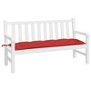 vidaXL Garden Bench Cushion Red 59.1"x19.7"x2.8" Oxford Fabric - 3 of 4