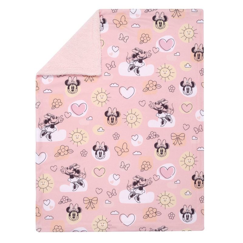 Lambs &#38; Ivy Disney Baby Minnie Mouse Fleece Baby Blanket, 2 of 6