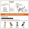 Large Heavy Duty Dog Stroller Folding Pet Stroller 4-Wheel Pet Travel Carrier Double Door Pet Trolley Skylight Cart with Rainproof Cover - 3 of 4