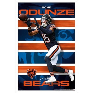 Trends International NFL Chicago Bears - Rome Odunze 25 Framed Wall Poster Prints - 1 of 4