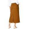 Jessica London Women's Plus Size Classic Cotton Denim Midi Skirt - 3 of 4