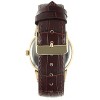 Peugeot Men's 40mm Vintage White Dial Sun Moon Brown Leather Strap Watch - 4 of 4