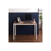 HomeStock Harry Contemporary Wood and Metal Computer Desk - 2 of 4