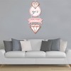 Big Dot of Happiness Bride Squad - Hanging Porch Rose Gold Bridal Shower or Bachelorette Party Outdoor Decorations - Front Door Decor - 3 Piece Sign - 3 of 4