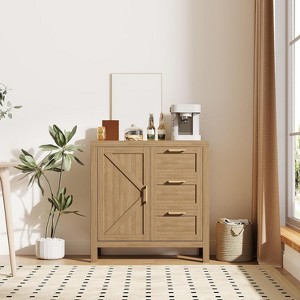 Acekool Buffet Cabinet Sideboard with Storage, Modern Accent Cabinet with Adjustable Shelves for Entryway, Living Room, Kitchen - 1 of 4