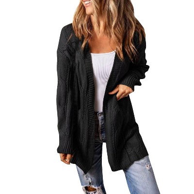 Women's Cable Knit Cardigan - Shiying