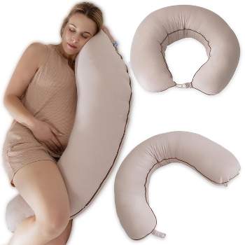 Pharmedoc Pregnancy Pillows C-shape Full Body Maternity Pillow