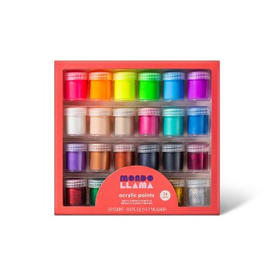 18ct Washable Tempera Paints Neon - Mondo Llama™ : Target