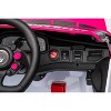 12V 20W*2 Kids Ride-On Sports Car, Racing Style Electric Toy Vehicle with Remote Control, LED Lights, Music, Seat Belt & Shock Absorbers - 4 of 4