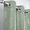 2pc Dainty Home Artistic 100% Blackout Grommet Curtain Panel Pair with 3D Lurex Texture - 2 of 4