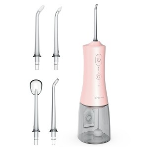 Operan Cordless Water Flosser, 300ML Portable Rechargeable Oral Irrigator with 4 Modes 4 Jet Tips, IPX7 Waterproof Water Floss for Home Travel - 1 of 4