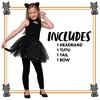 Joyfy Halloween Girl's Animals Costume Set with Tutu, Headband Collar and Tail, Cosplay Accessory Kit Cat Accessories Set with Tutu, Ears and Tail - 3 of 4