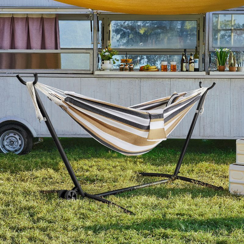 Yaheetech 2-people Hammock with Wheeled Stand, 2 of 8