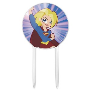 DC Super Hero Girls Supergirl Acrylic Cake Topper - 1 of 4