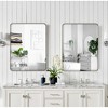 Black Rectangular Bathroom Mirror, Vanity Mirror Dressing Mirror, for Bathroom, Living Room, Bedroom Wall Decor - 2 of 4