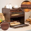 MOEPISY Solid Wood Bread Box for Kitchen Countertop - 3 of 4