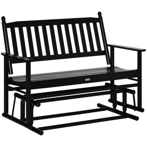 Black outdoor bench online target