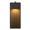 LamQee Modern LED Outdoor Wall Lights Sconces Dusk to Dawn Outdoor Light Fixture, Black Exterior Lighting Fixture with Amber Water Glass - 4 of 4