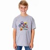 Beyblade Burst TV Show Series Boys' Unisex Characters Crewneck T-Shirt Grey - 2 of 4