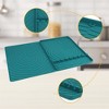 REGALWOVEN Silicone Dish Drying Mat for Kitchen Counter, Easy Clean Kitchen Mat, Silicone Mat, Fits Under Dish Rack 1 Pc - 4 of 4