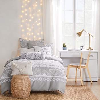 Harleson Grey - Comforter Set - Grey, Cream & White - Levtex Home